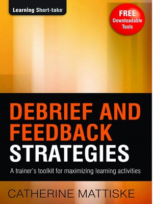 cover image of Debrief and Feedback Strategies